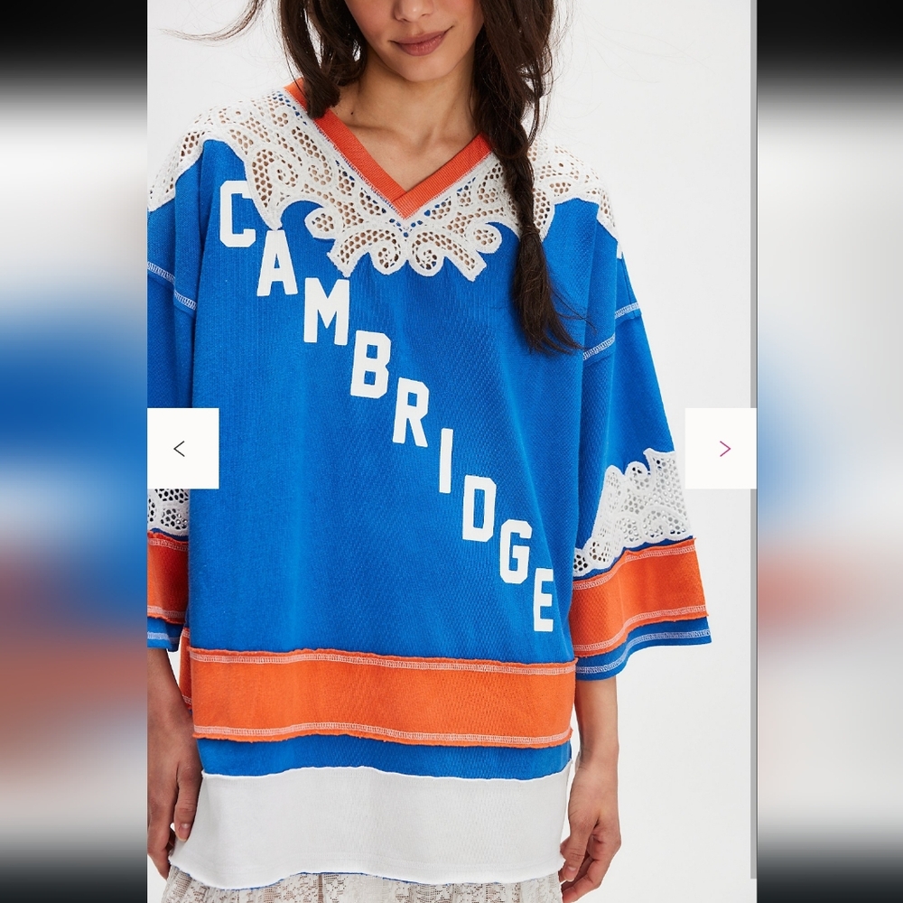 We The Free Stanley Tee // Cambridge Hockey Tee Free People